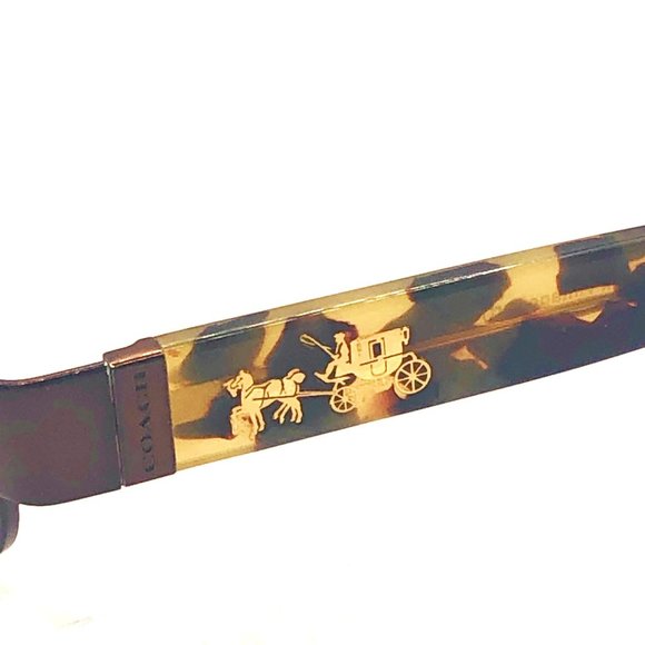 COACH HC 9075 eyeglass frames with case 92253 satin brown dark vintage tort - Picture 3 of 16